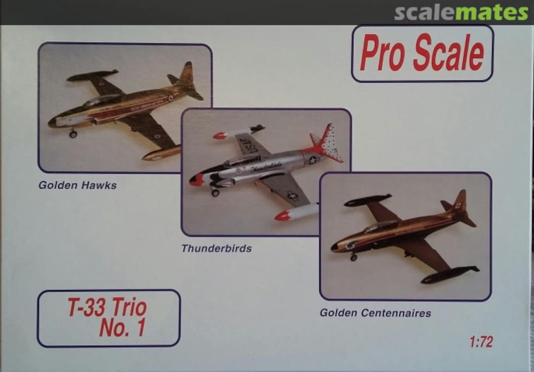 Boxart T-33 Trio No. 1 91-51 Pro Scale