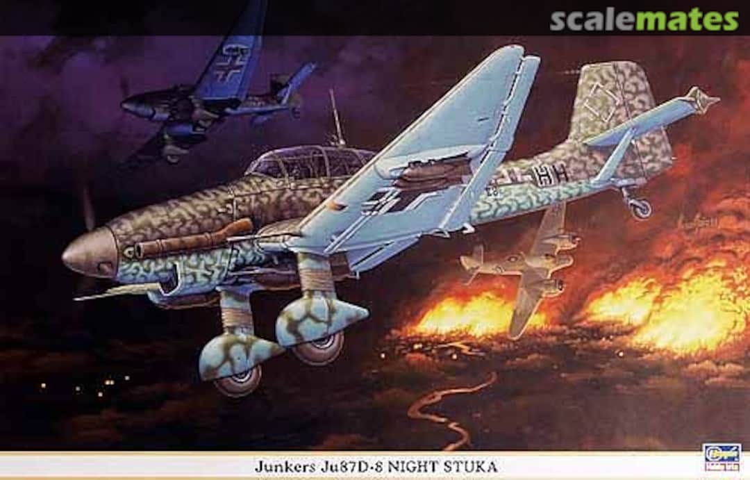 Boxart Junkers Ju 87D-8 `Night Stuka´ 08171 Hasegawa