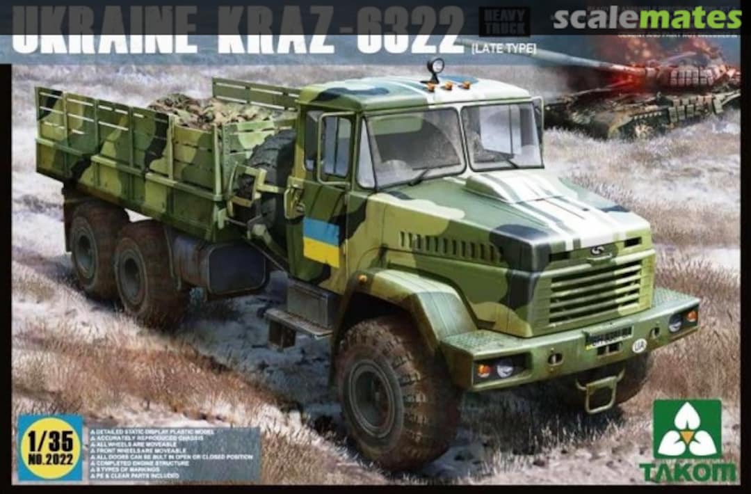 Boxart KRAZ-6322 2022 Takom