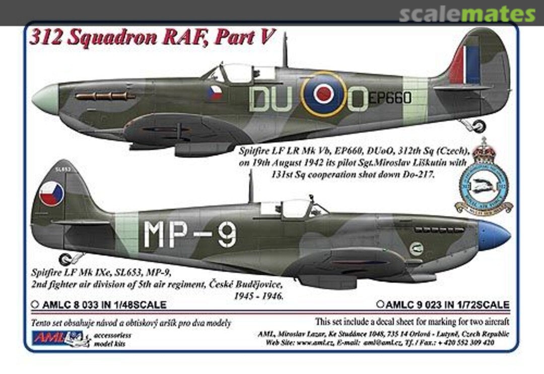 Boxart 312th Squadron RAF, Part V AMLC9023 AML