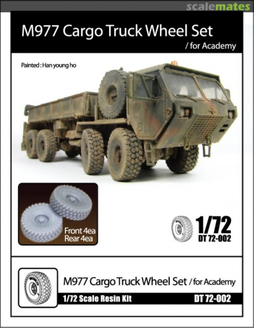 Boxart M977 Cargo truck wheel set DT72-002 D-Toys