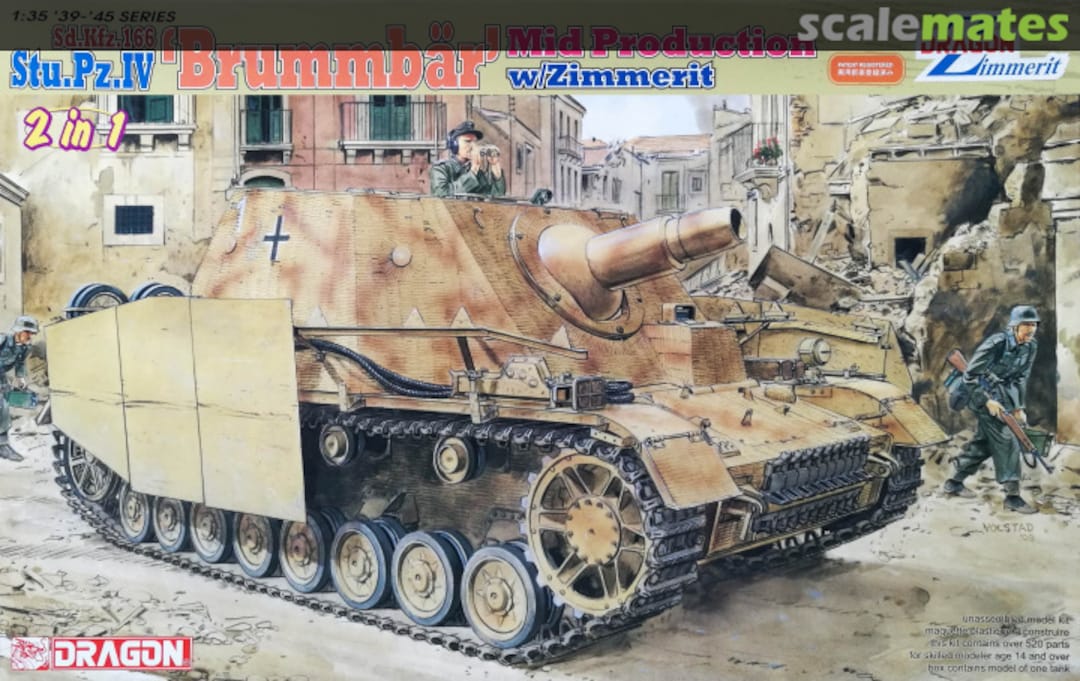 Boxart Sturmpanzer IV "Brummbär" Sd.Kfz 166 III. Serie 6500 Dragon