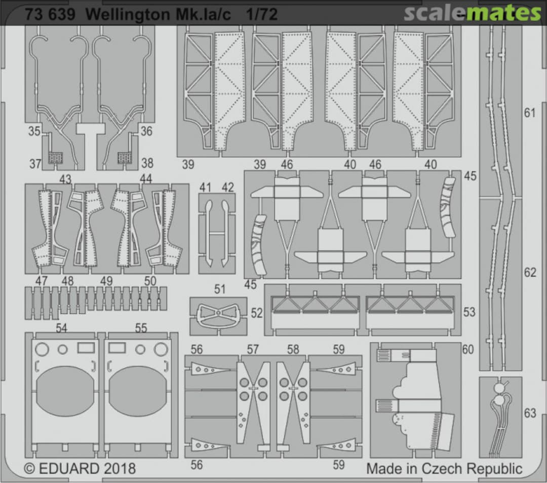 Boxart Wellington Mk.Ia/c AIRFIX 73639 Eduard