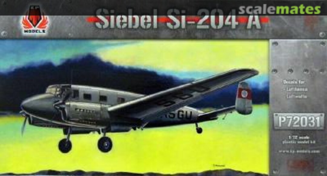 Boxart Siebel Si-204 A P72031 KP Models