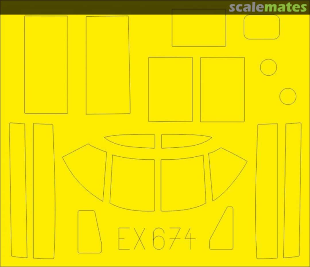 Boxart B-26B-50 Invader EX674 Eduard