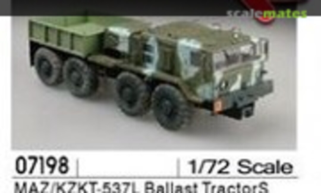 1:72 MAZ/KZKT-537L Ballast Tractor (Trumpeter 07198)