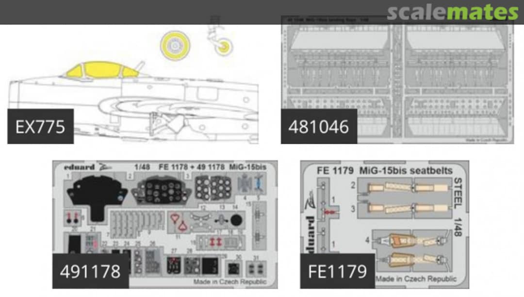 Contents MiG-15bis BIG49291 Eduard