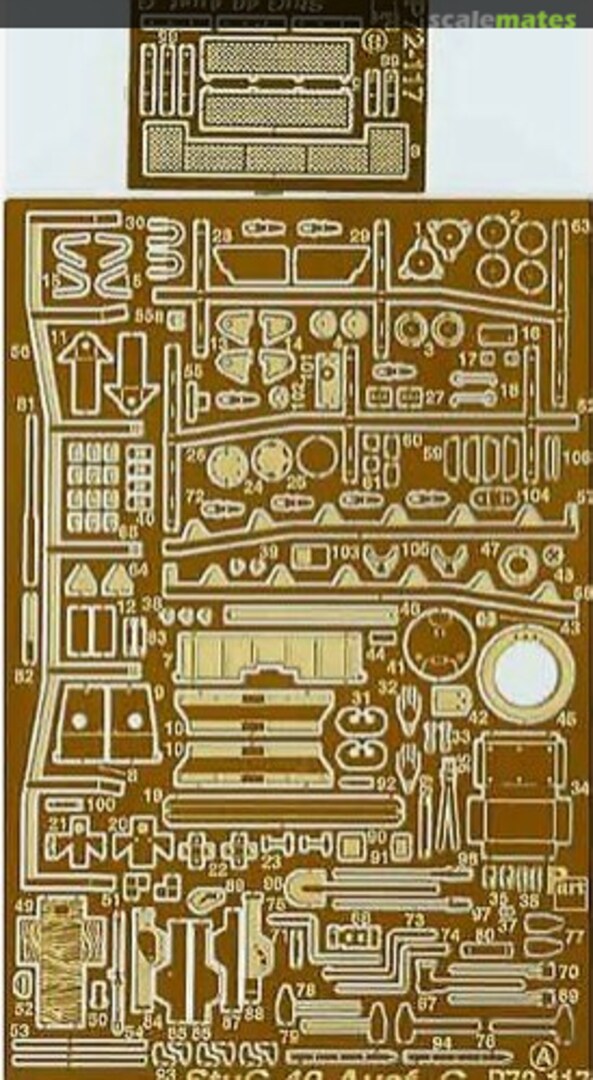 Boxart StuG40 Ausf.G P72-117 Part