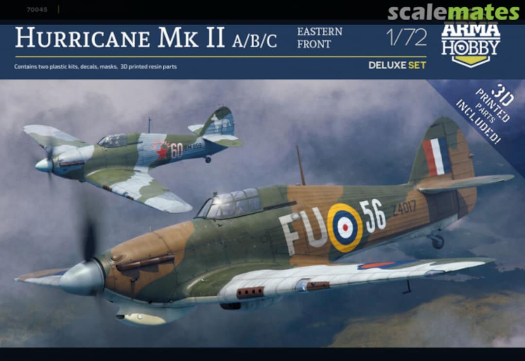 Boxart Hurricane Mk II A/B/C 70045 Arma Hobby