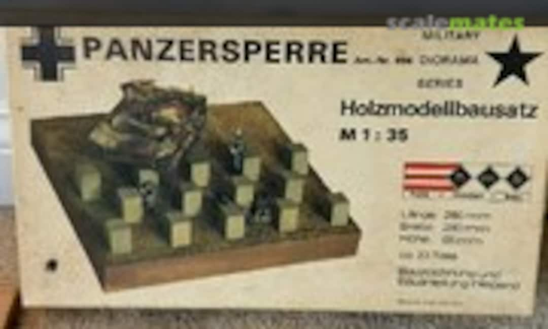 1:35 Panzersperre (Holz Modell Bau 956)