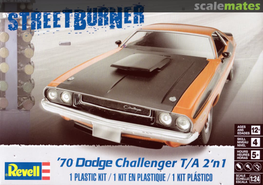 Boxart '70 Dodge Challenger T/A 2'n1 85-2596 Revell