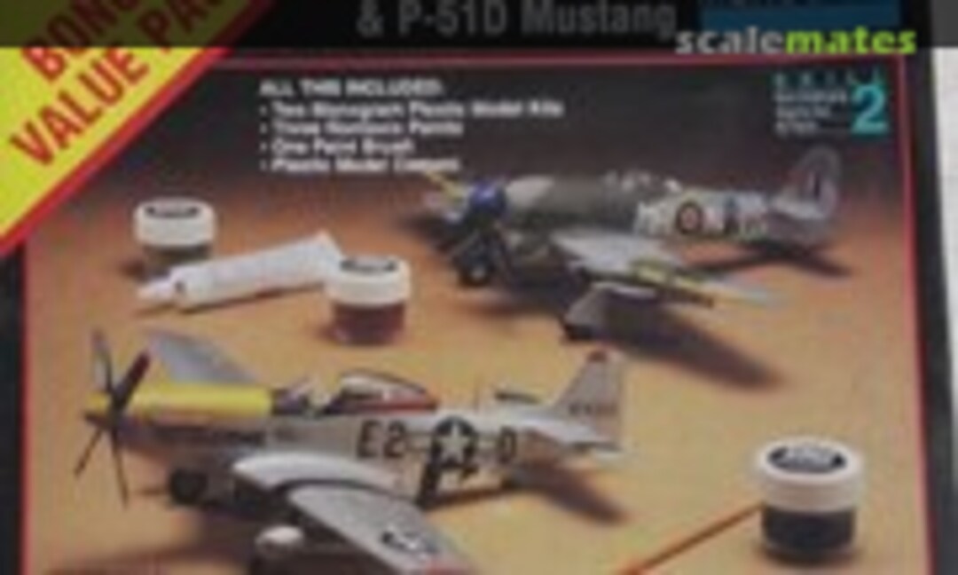 1:48 Hawker Typhoon &amp; P-51D Mustang (Monogram 6370)