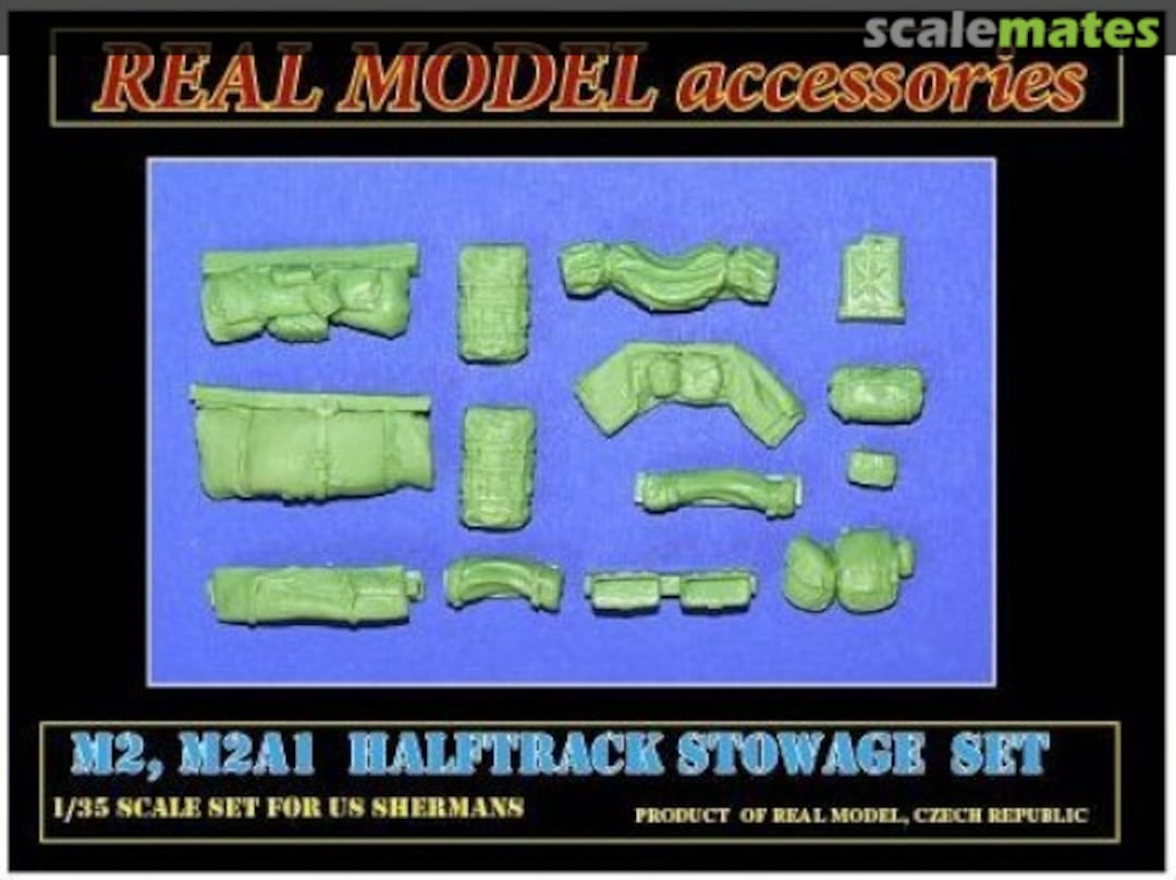 Boxart M2, M2A1 Half Track Stowage Set RMA35115 Real Model