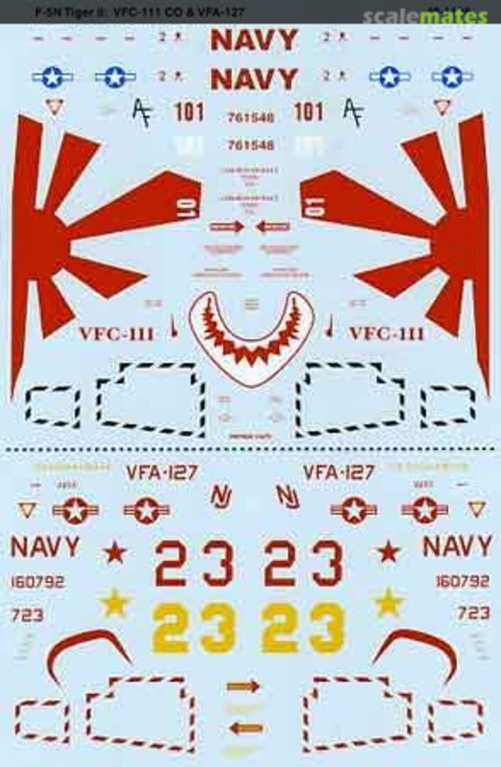 Boxart F-5N Tiger II 48-1198 Microscale