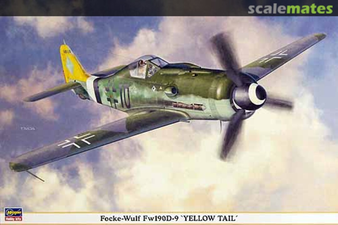 Boxart Focke-Wulf Fw190D-9 'Yellow Tail' 08176 Hasegawa