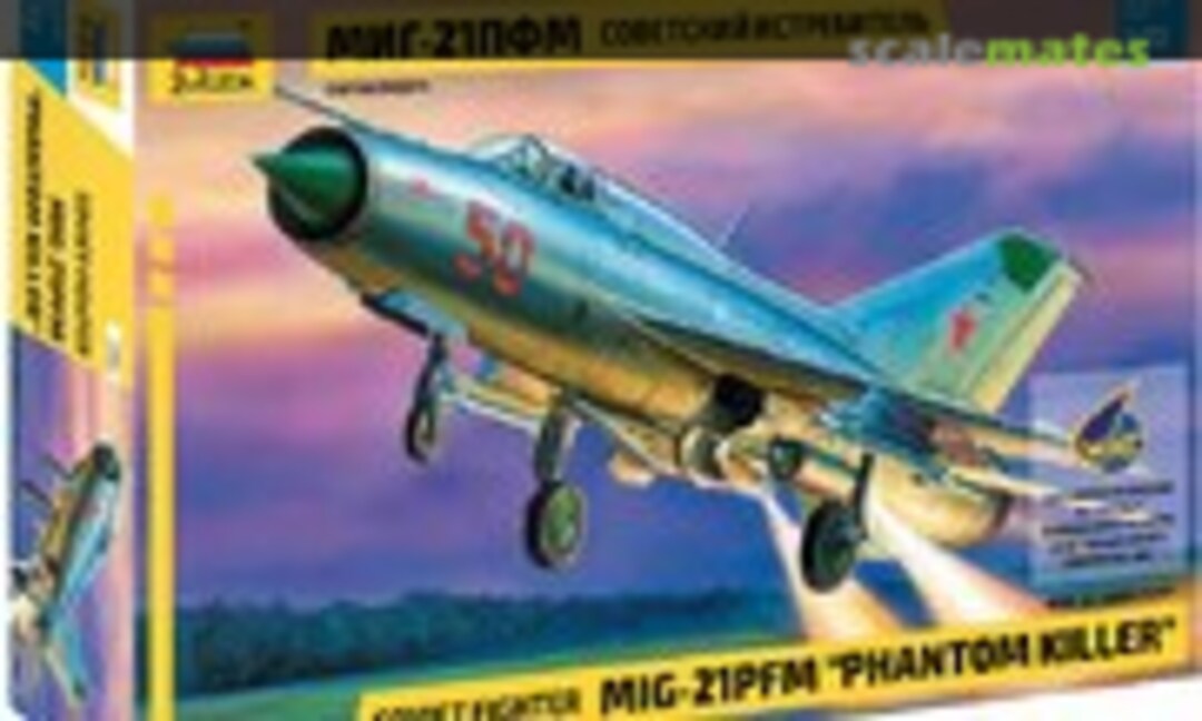 1:72 MiG-21PFM Soviet Fighter (Zvezda 7202)