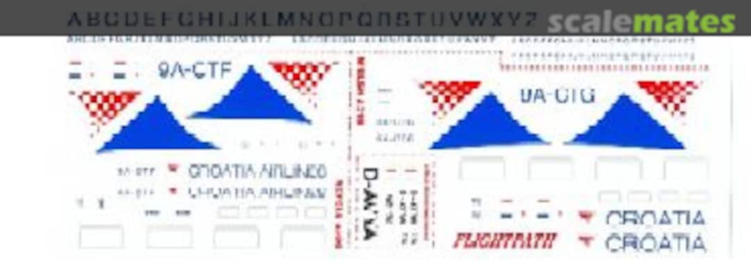 Boxart Airbus A319-112, A320-212 FP44-247 Flightpath Decals