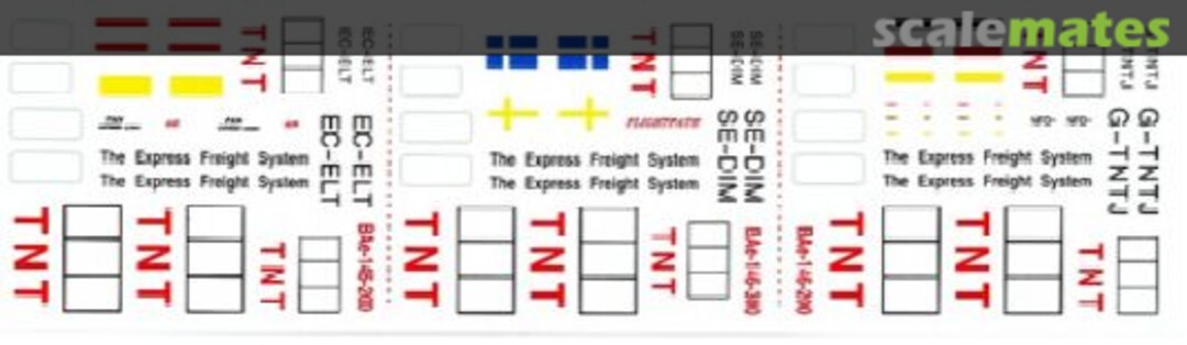 Boxart British Aerospace 146-200QT, 146-300QT FP44-255 Flightpath Decals