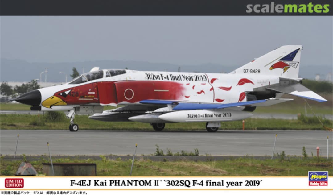 Boxart F-4EJ Kai Phantom II `302SQ F-4 Final Year 2019` 02296 Hasegawa