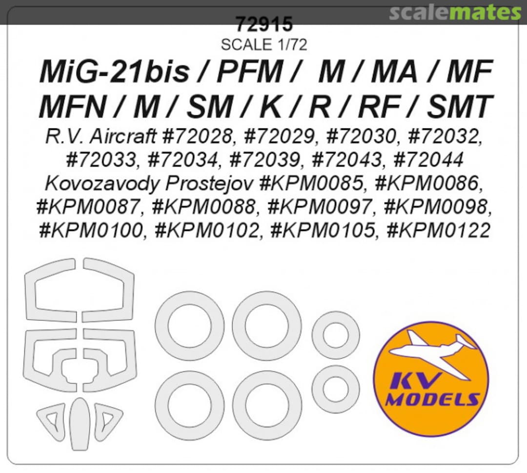 Boxart MiG-21 72915 KV Models