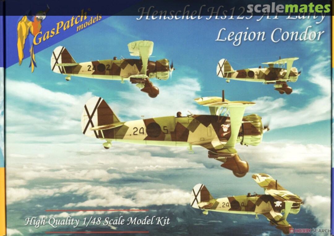 Boxart Henschel Hs 123 A1 Early 16-48097 GasPatch Models