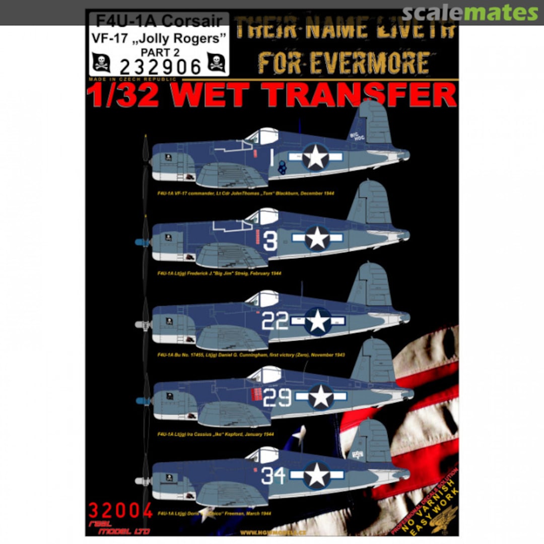 Boxart F4U-1A Corsair 232906 HGW Models