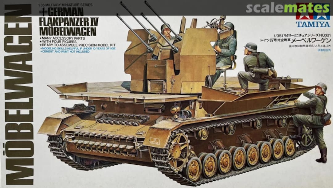 Boxart Flakpanzer IV Möbelwagen 35101 Tamiya