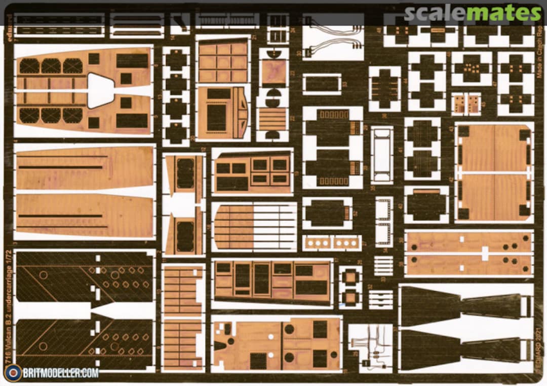 Boxart Vulcan B.2 - Undercarriage 72716 Eduard