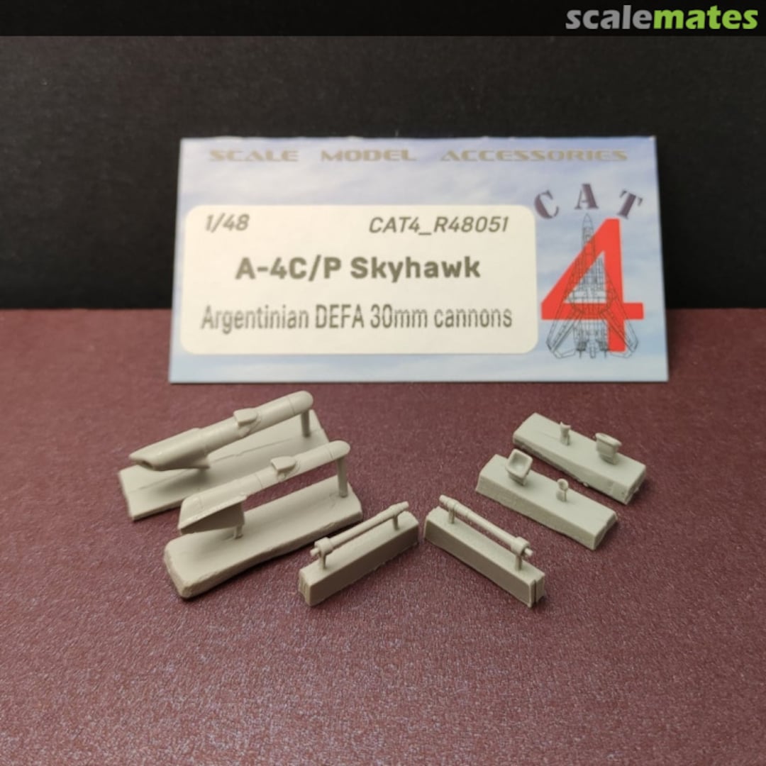 Boxart A-4C/P Skyhawk - Argentinian DEFA 30mm Cannons CAT4_R48051 CAT4