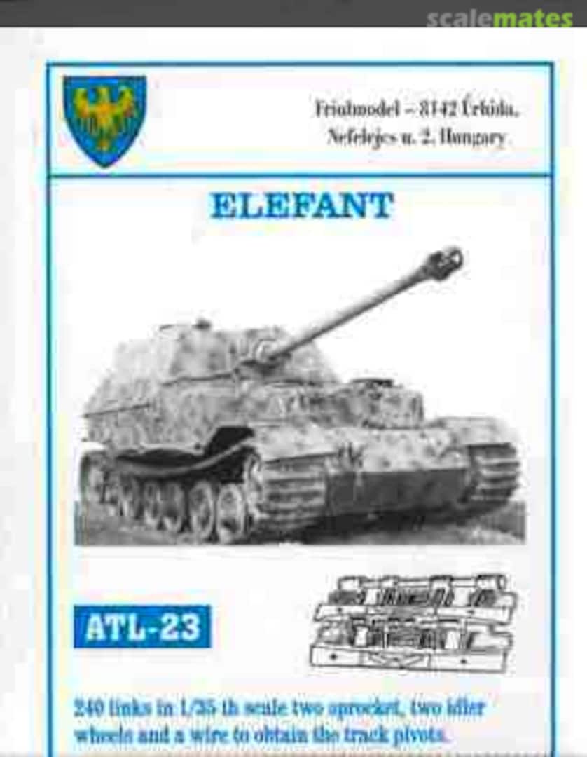 Boxart Elefant Tiger P (H) VK 45.01/45.02 ATL-23 Friulmodel