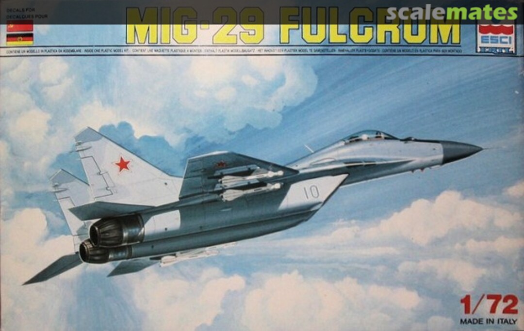 Boxart MiG-29 Fulcrum 9058 ESCI/ERTL