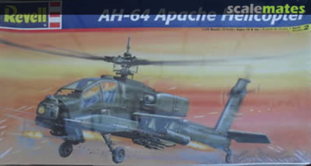 Boxart AH-64 Apache Helicopter 5443 Revell