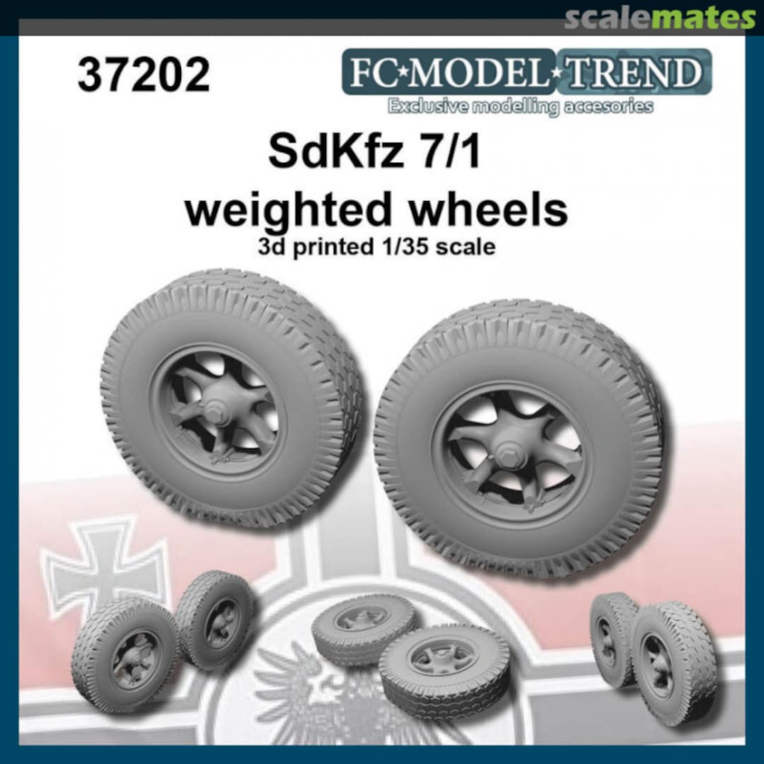 Boxart SdKfz 7, weighted wheels 37202 FC Model Trend