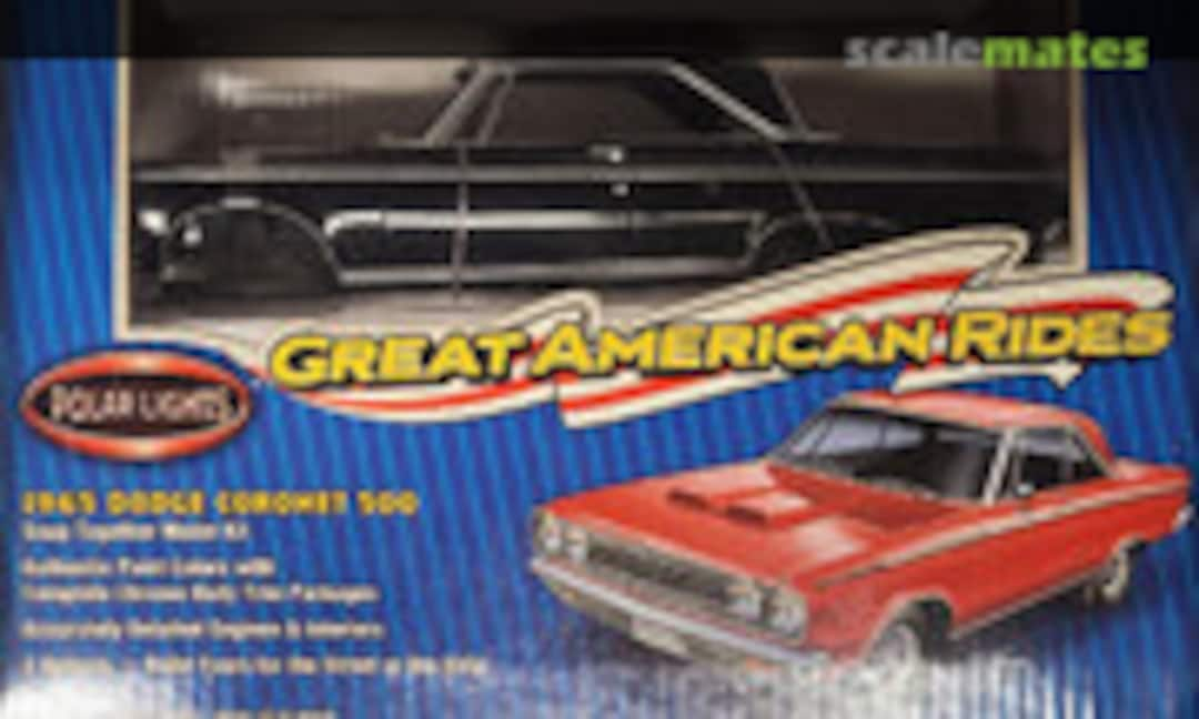 1:25 1965 Dodge Coronet 500 (Black) (Polar Lights 6401)