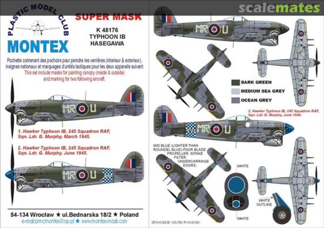 Boxart Hawker Typhoon Mk.Ib K48176 Montex