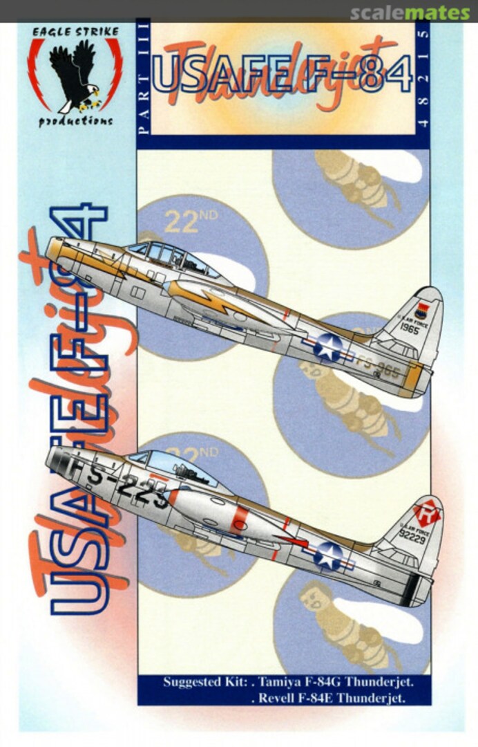 Boxart USAFE F-84 Thunderjet 48215 Eagle Strike Productions