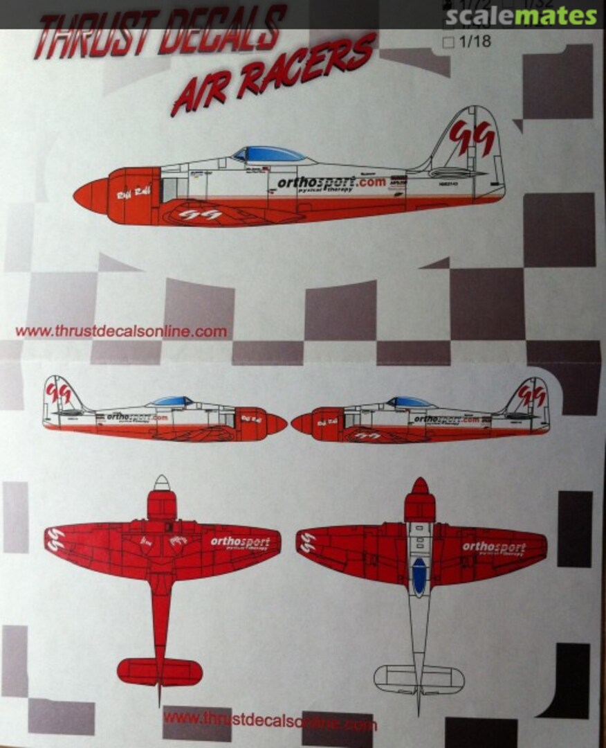 Boxart Orthosport Sea Fury Racer  Thrust Decals