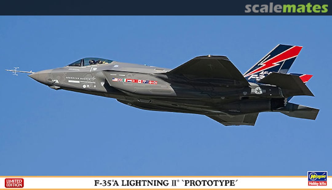 Boxart F-35A Lightning II 02107 Hasegawa