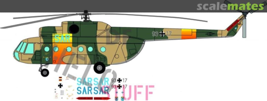 Boxart Mil Mi-8T SAR Bundeswehr DF31372 DF HeloStuff