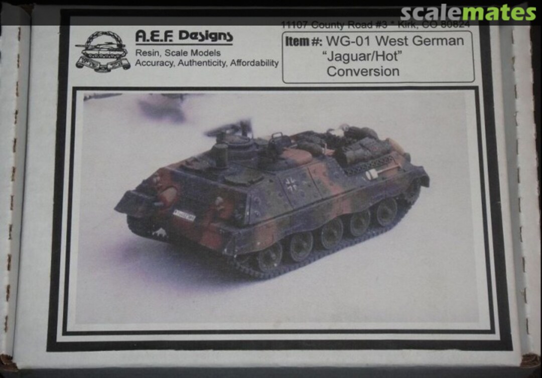 Boxart West German "Jaguar/HOT" conversion WG-01 A.E.F. Designs