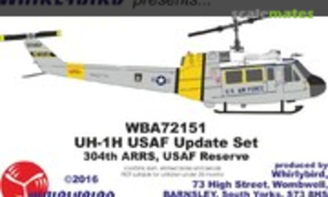 1:72 USAF Reserve UH-1H 304th ARRS (Whirlybird WBA72151)