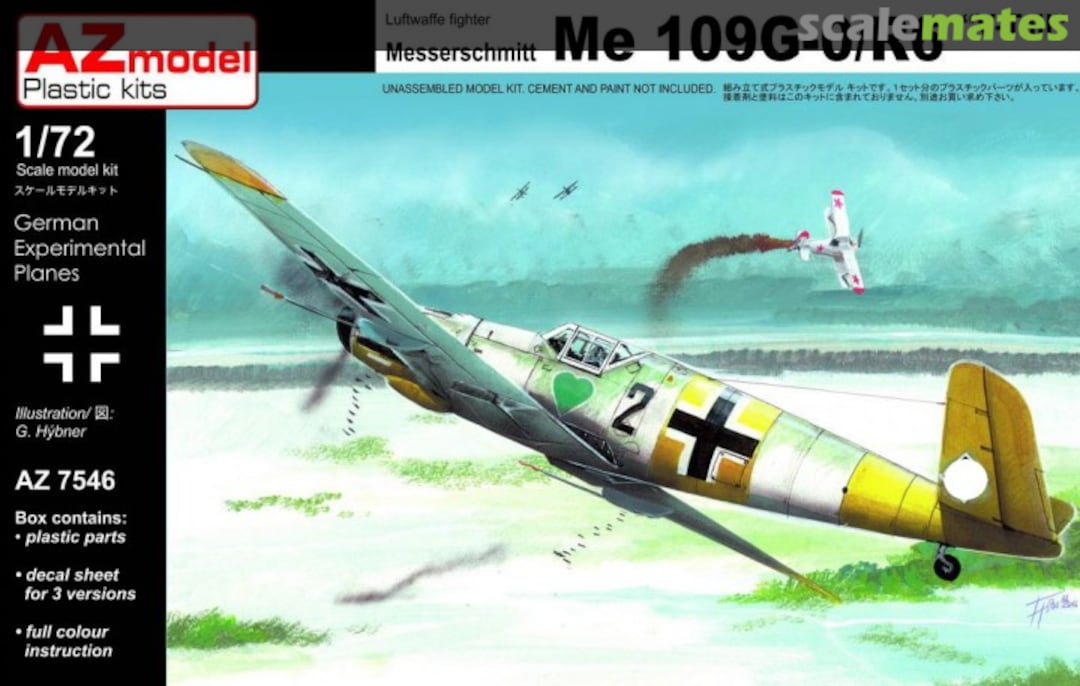 Boxart Messerschmitt Bf 109G-0/R6 AZ7546 AZmodel