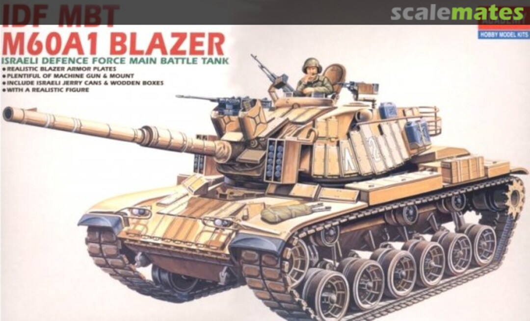 Boxart M60A1 BLAZER 1358 Academy