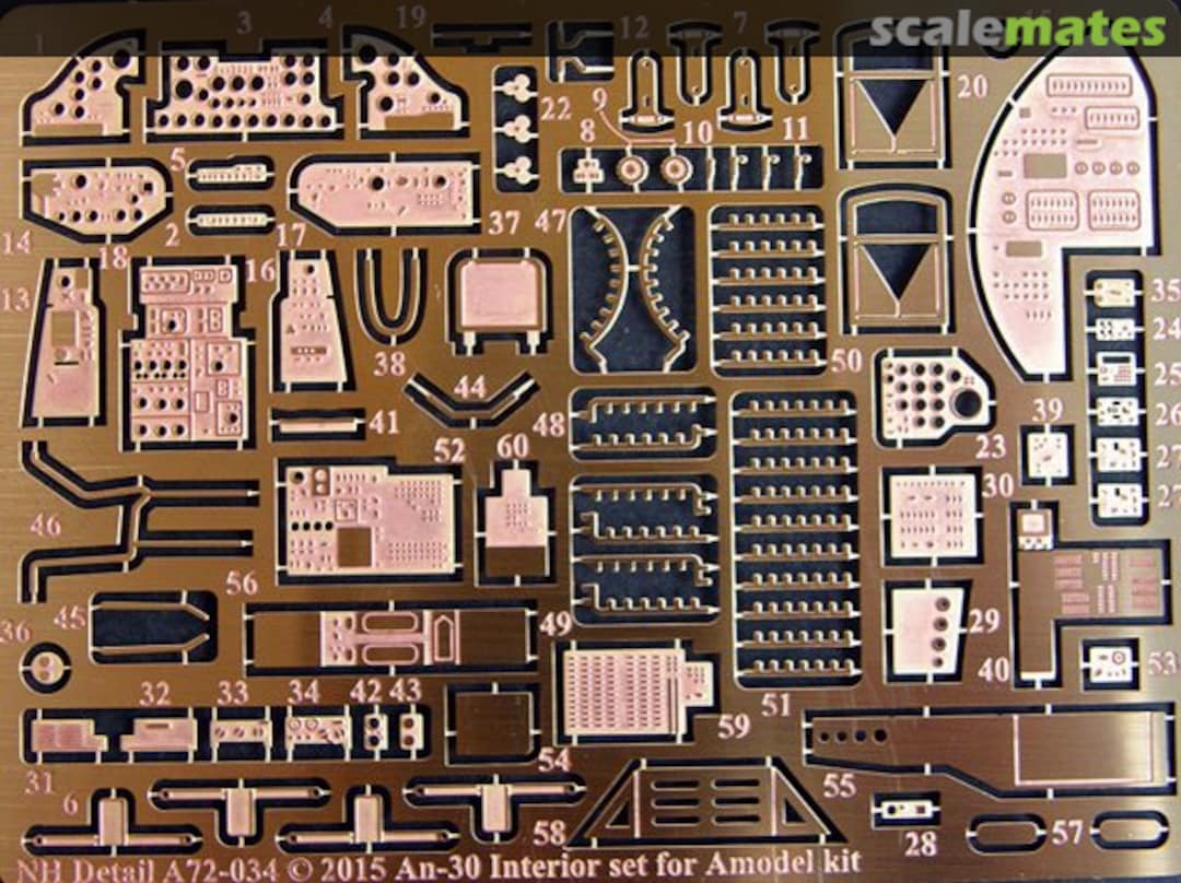 Boxart Antonov An-30 Interior Set A72-034 NH Detail