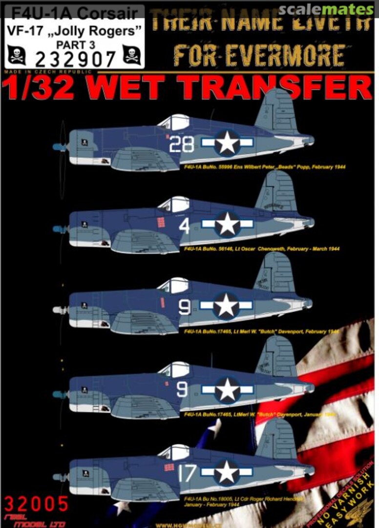 Boxart F4U-1A Corsair 232907 HGW Models