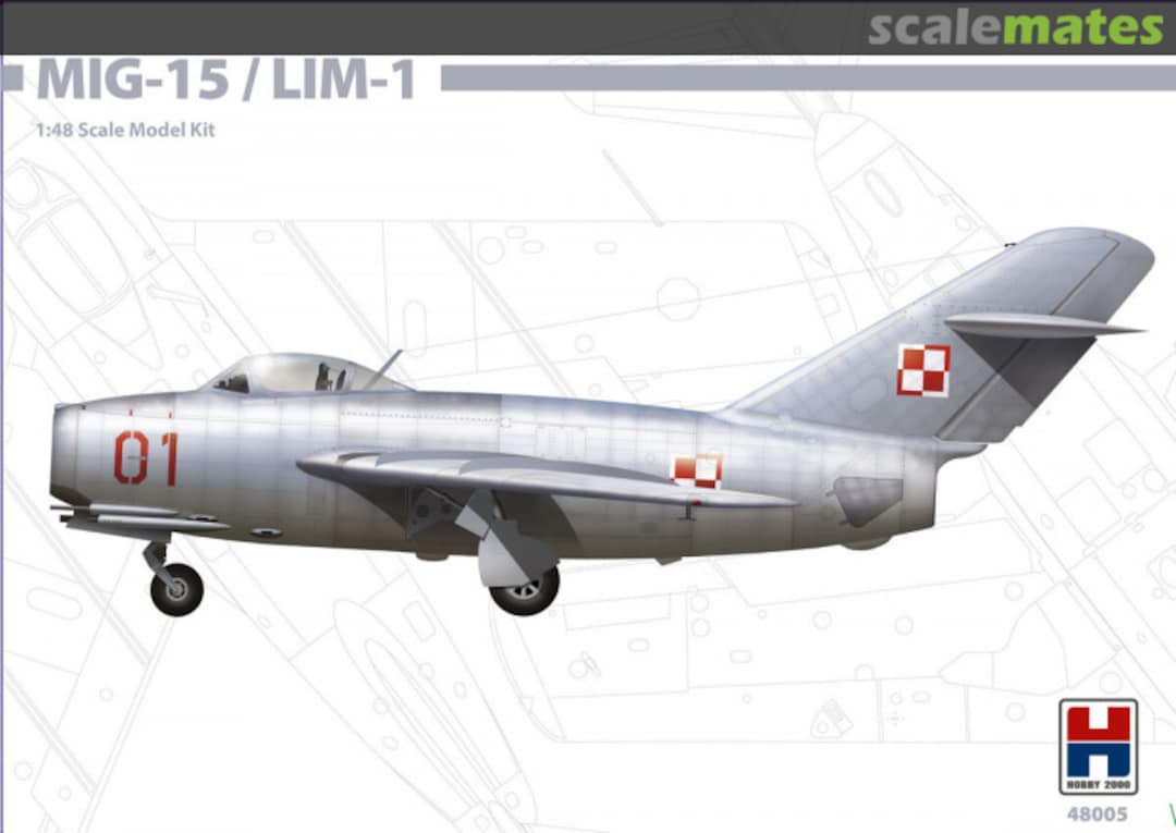 Boxart MiG-15 / Lim-1 48005 Hobby 2000