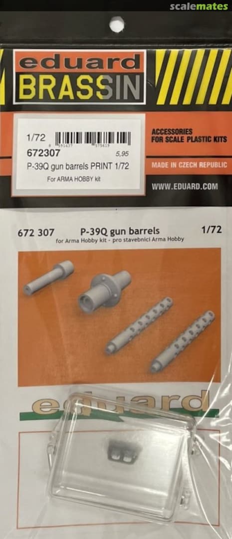 Boxart P-39Q gun barrels 672307 Eduard