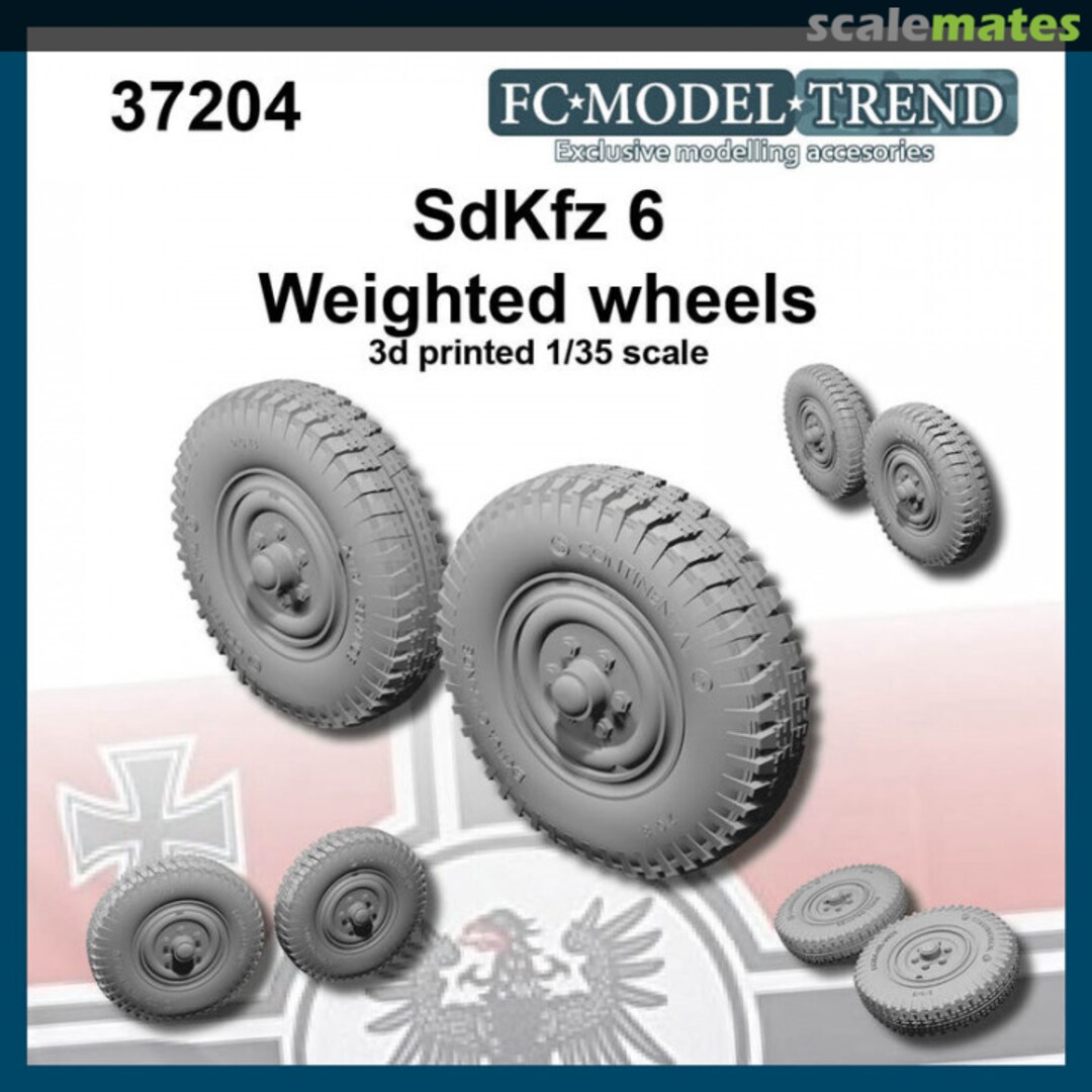 Boxart SdKfz 6, weighted wheels 37204 FC Model Trend