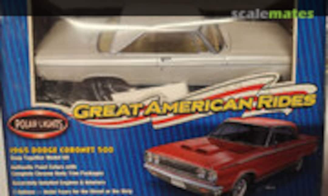 1:25 1965 Dodge Coronet 500 (Pearl White) (Polar Lights 6401)