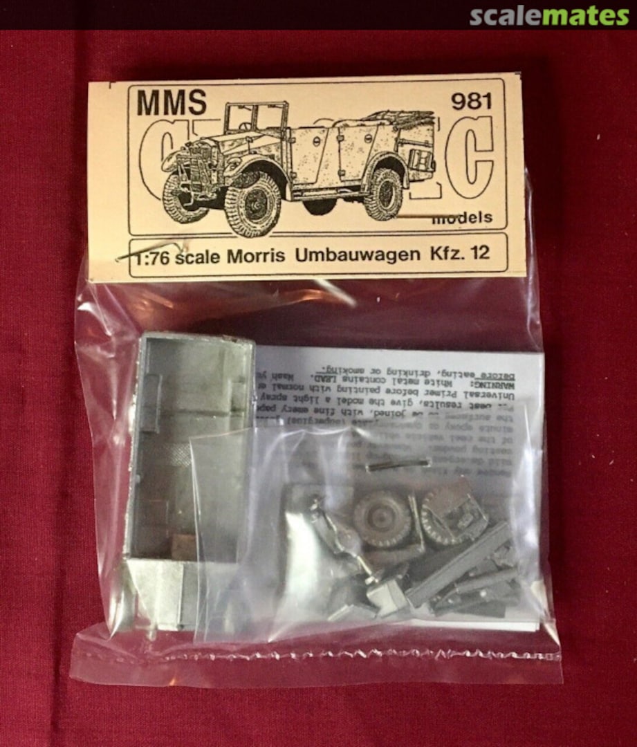 Boxart Morris Umbau-Wagen kfz.12 981 MMS Models